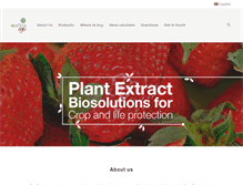 Tablet Screenshot of ecofloragro.com